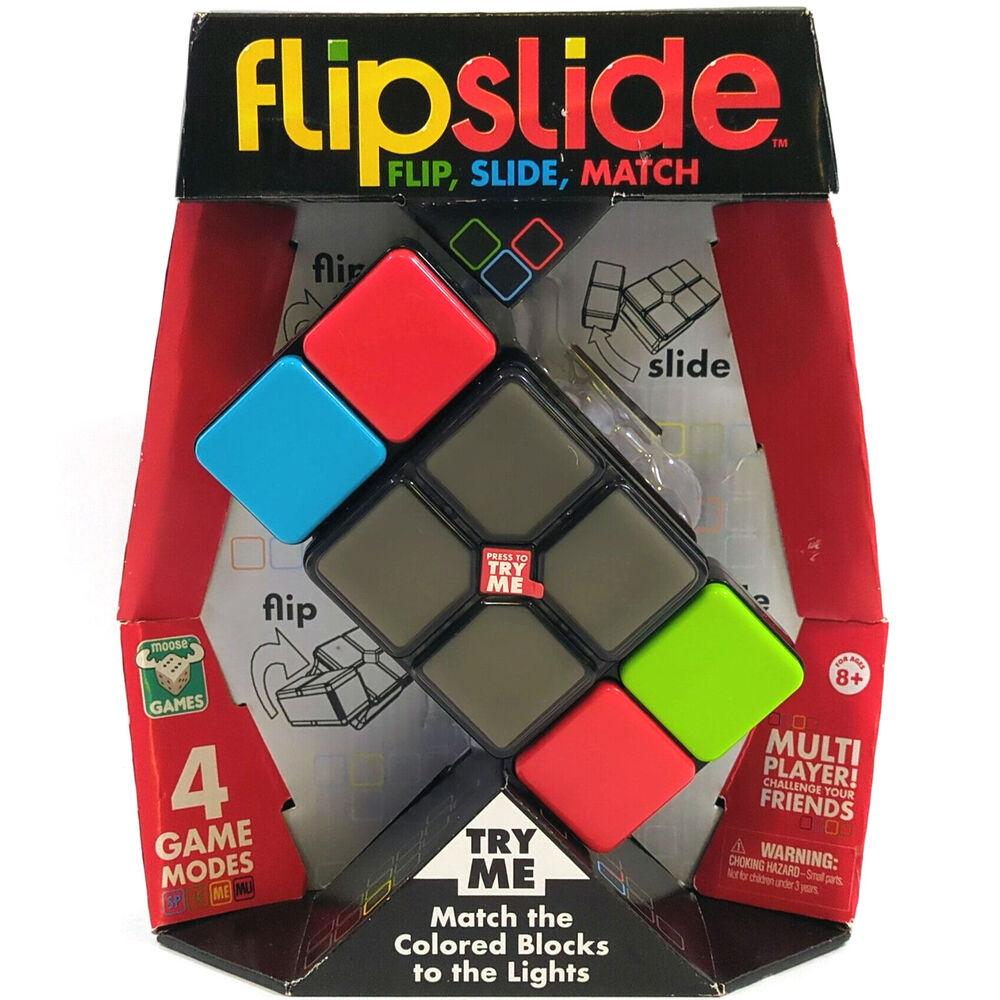 FlipSlide Electronic Game - NEW & SEALED - Moose Games - Match & Flip - Ages 8+